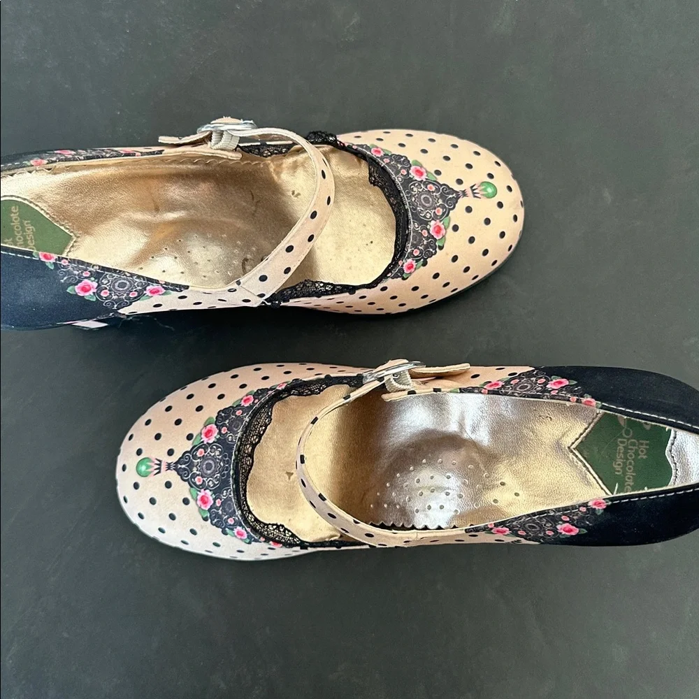Hot Chocolate Designs - Polka Dot Mary Jane Shoes - Picture 5 of 11